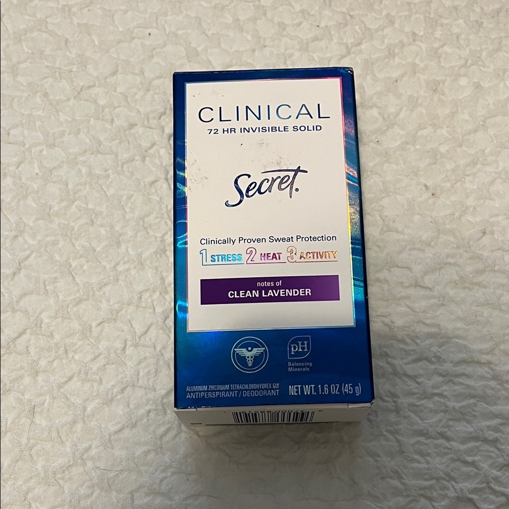 NWT Secret Clinical Antiperspirant Deodorant Lavender